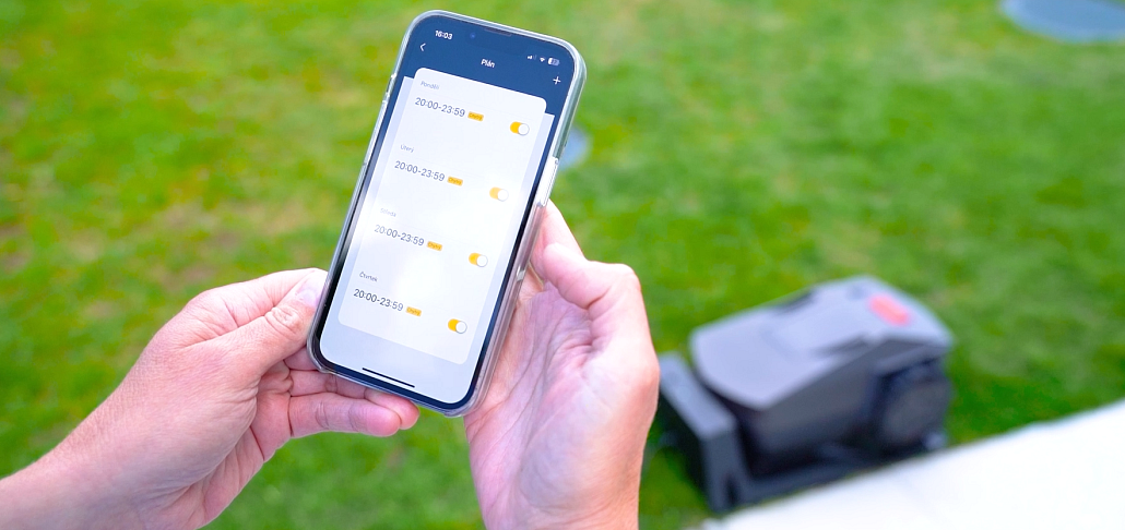 Přečtěte si vše o funkcích robotických sekaček MR.GRASS
